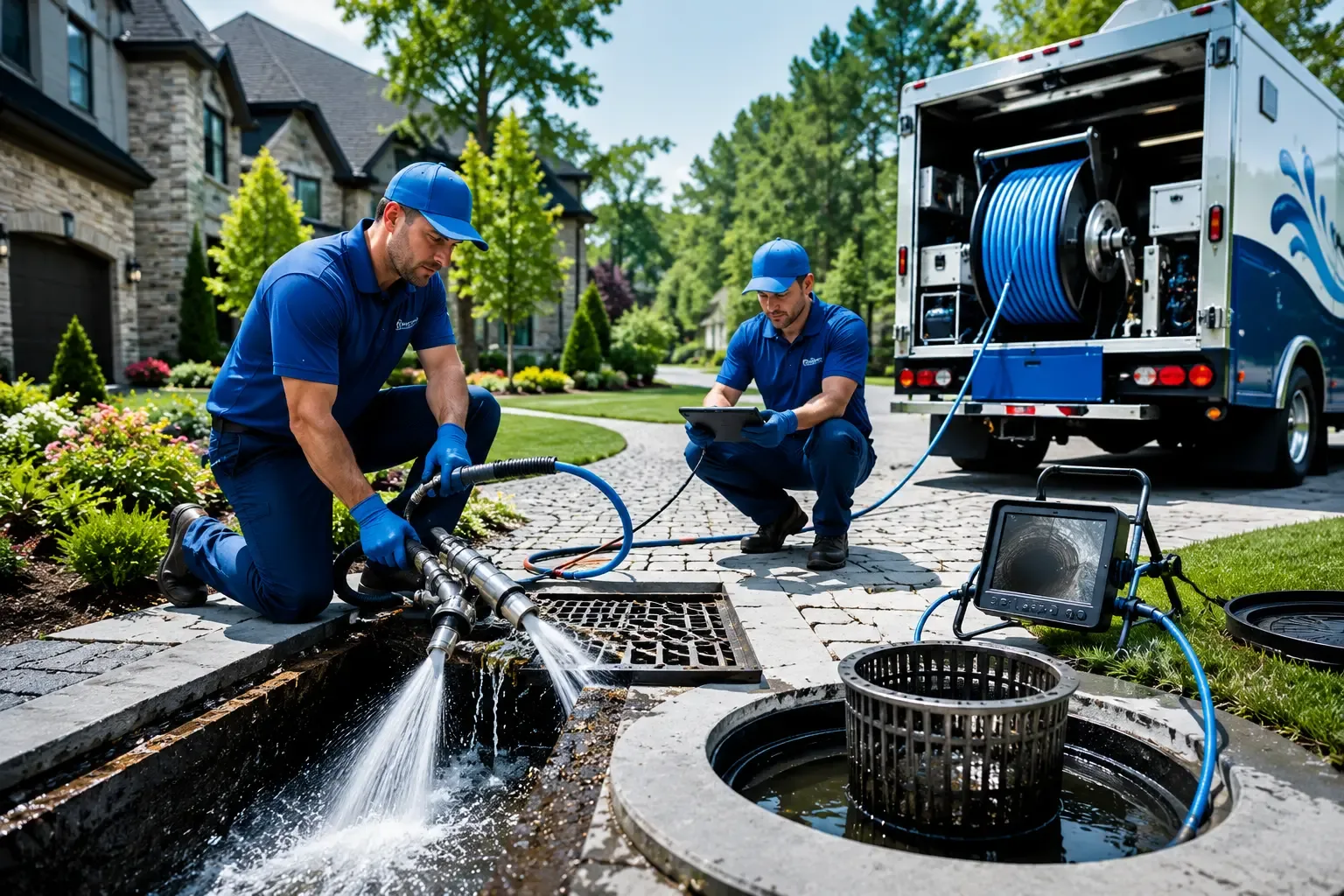 Local outdoor drain cleaning professionals in Switchback, WV