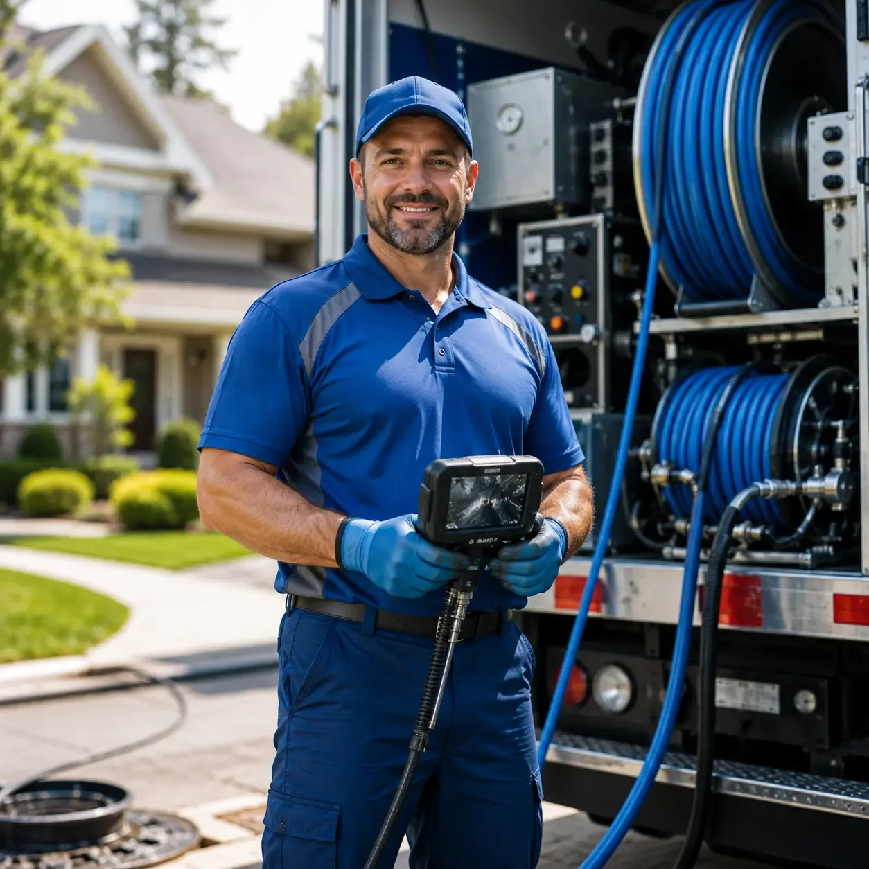 Local outdoor drain cleaning specialists in Switchback, WV